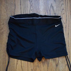 Nike Pro Black Rushed Bike Shorts, size Large